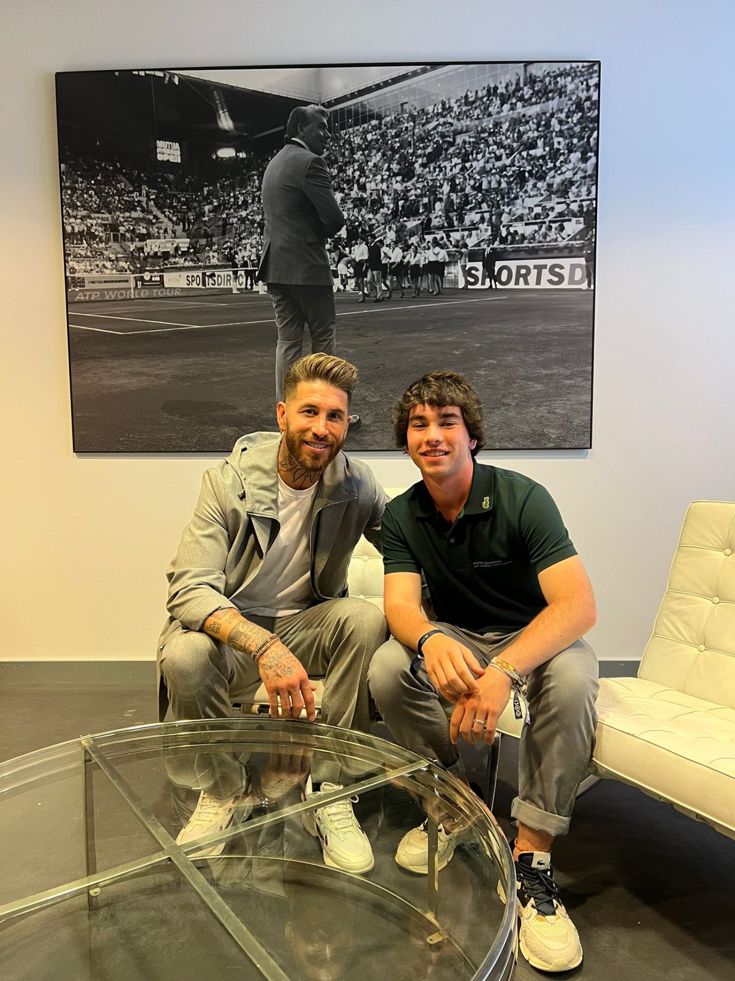 Sergio Ramos en el Mutua Madrid Open